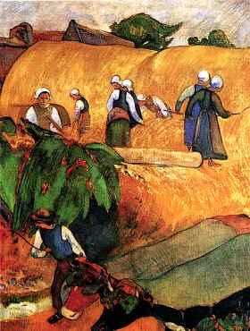 Paul Gauguin Harvest Scene China oil painting art